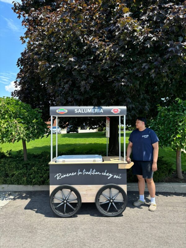 Event and Wedding Cart – 4-Wheel Branded with Canopy
