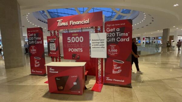 Mall Display Package – Truss Banners Tables and Floor Graphics