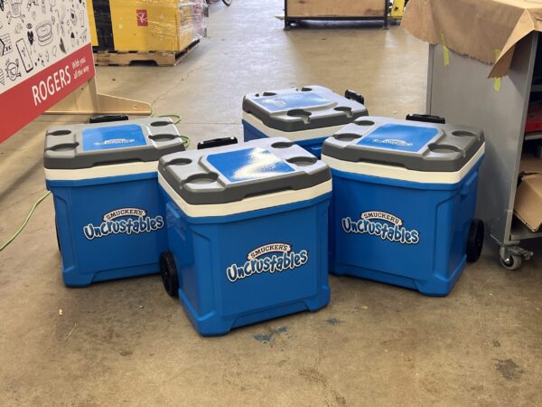 Branded Camping Cooler – Custom Wrapped Igloo for Events