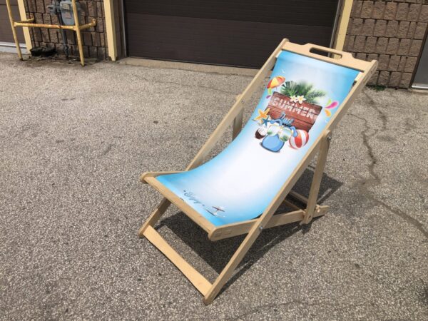 Branded Folding Chair – Swappable Graphics for Events
