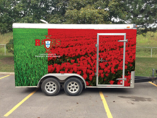 Branded Trailer Wrap – Full Colour Laminated Finish