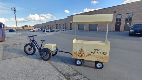 Electric Trike and Trailer – Branded Mobile Sampling Combo