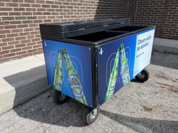 Branded Rolling Cooler – Large Outdoor Beer Cooler