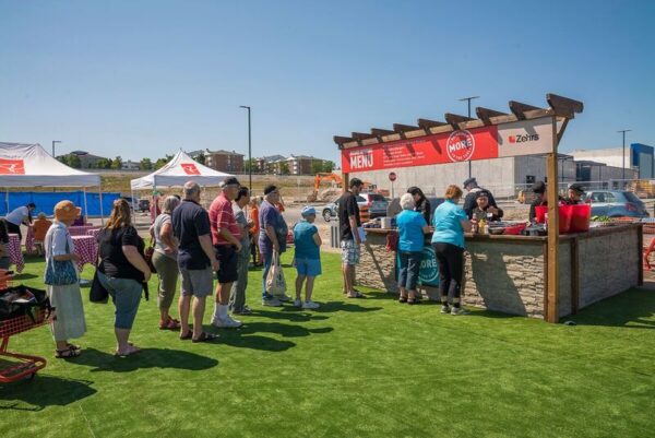 Outdoor Event Bar – Premium Branded 12ft Wide BBQ Bar