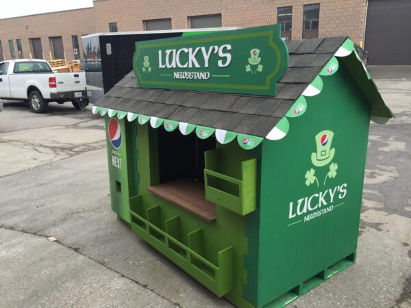 Branded Event Hut – Custom Sampling and Activation Structure
