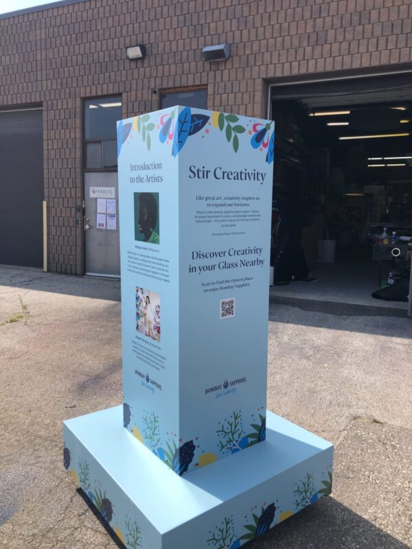 Event Obelisk Pillar – Giant Branded Information Display