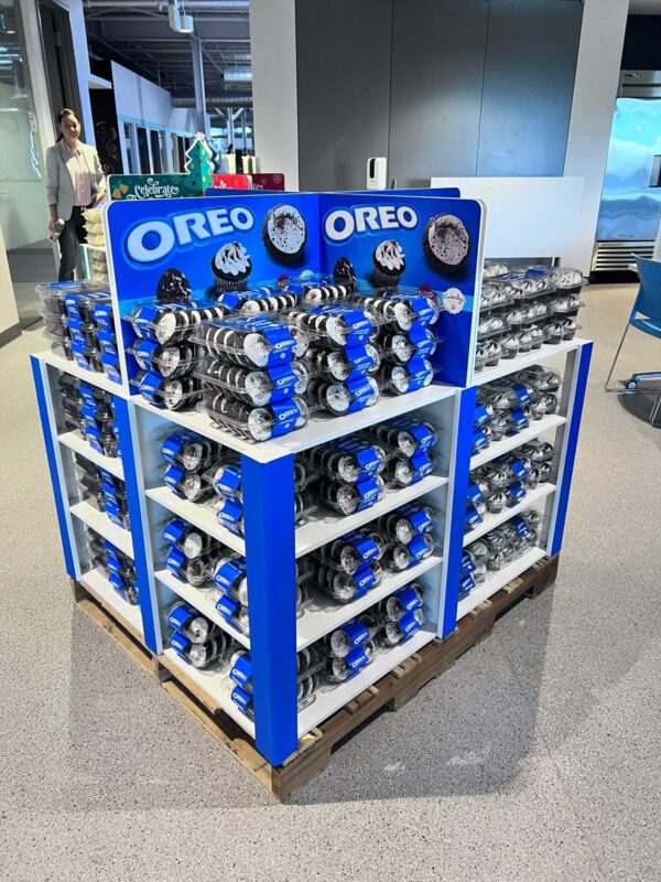 Branded Pallet Display – Custom Designed and Fabricated