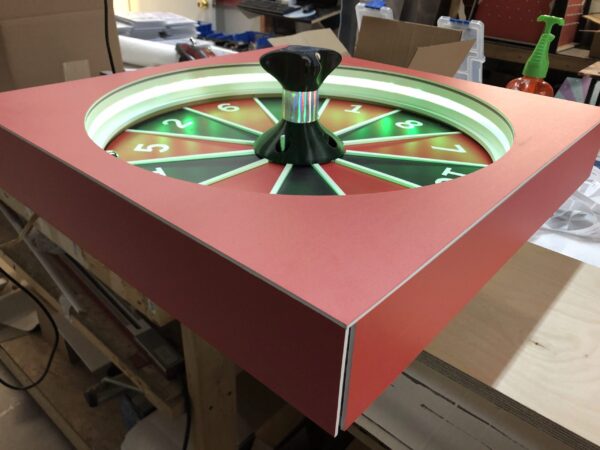 Branded Roulette Wheel – LED Corporate Event Game