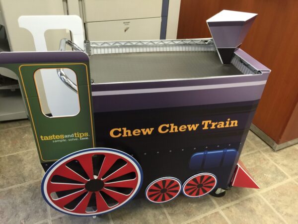 Supermarket Trolley Promotion – Chew Chew Train Cladding