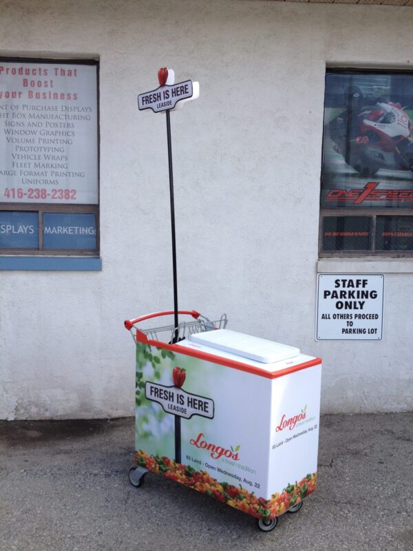 Shopping Trolley Cooler – Custom Branded for Sampling