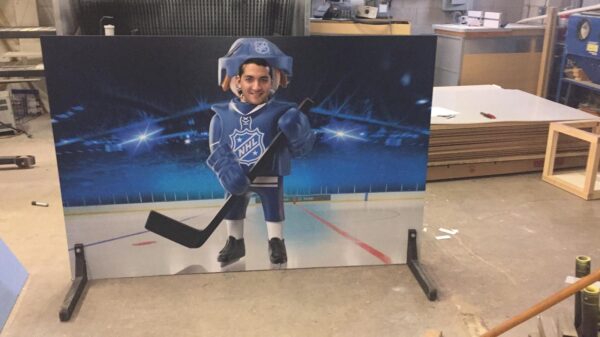 Face Cutout Photo Op Standee – NHL Branded for All Ages